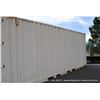 Image 2 : METAL SEA CONTAINER - CONEX, 20', WOODEN FLOOR CONTENTS NOT INCLUDED LOCATION: Los Alamos Surplus Ya