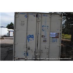 METAL SEA CONTAINER - CONEX, 20', WOODEN FLOOR CONTENTS NOT INCLUDED LOCATION: Los Alamos Surplus Ya