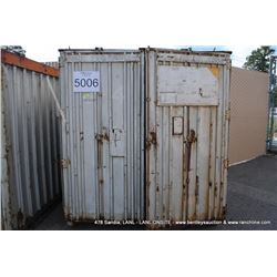 METAL CONTAINER CONTENTS NOT INCLUDED LOCATION: Los Alamos Surplus Yard, 381 Eniwetok Street, Los Al