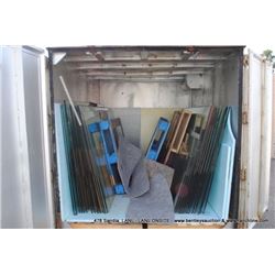 LOT: GLASS SHEETS IN CONTAINER (LOT # 5006)