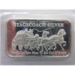 .999 Fine Silver 1 oz. Divisible Stagecoach bar