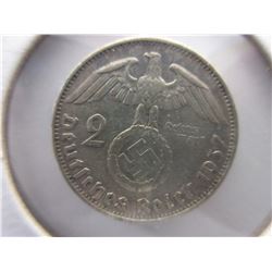 WWII Nazi German Eagle & Swastika Reich coin