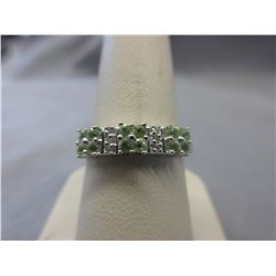 .60 CT Peridot & Diamond ring