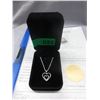 Image 2 : Diamond studded heart necklace