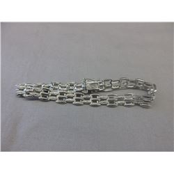 Diamond tennis bracelet - Anchor style link