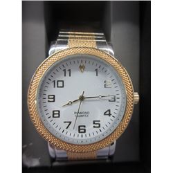 New Man's Diamond 2-Tone watch