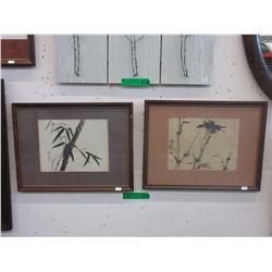 2 Vintage Oriental prints