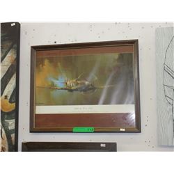 1990 Barrie Clark print "Spitfire"