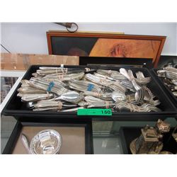150 "Reed & Barton" silver plated flatware pieces