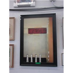 Framed wall art - print on board