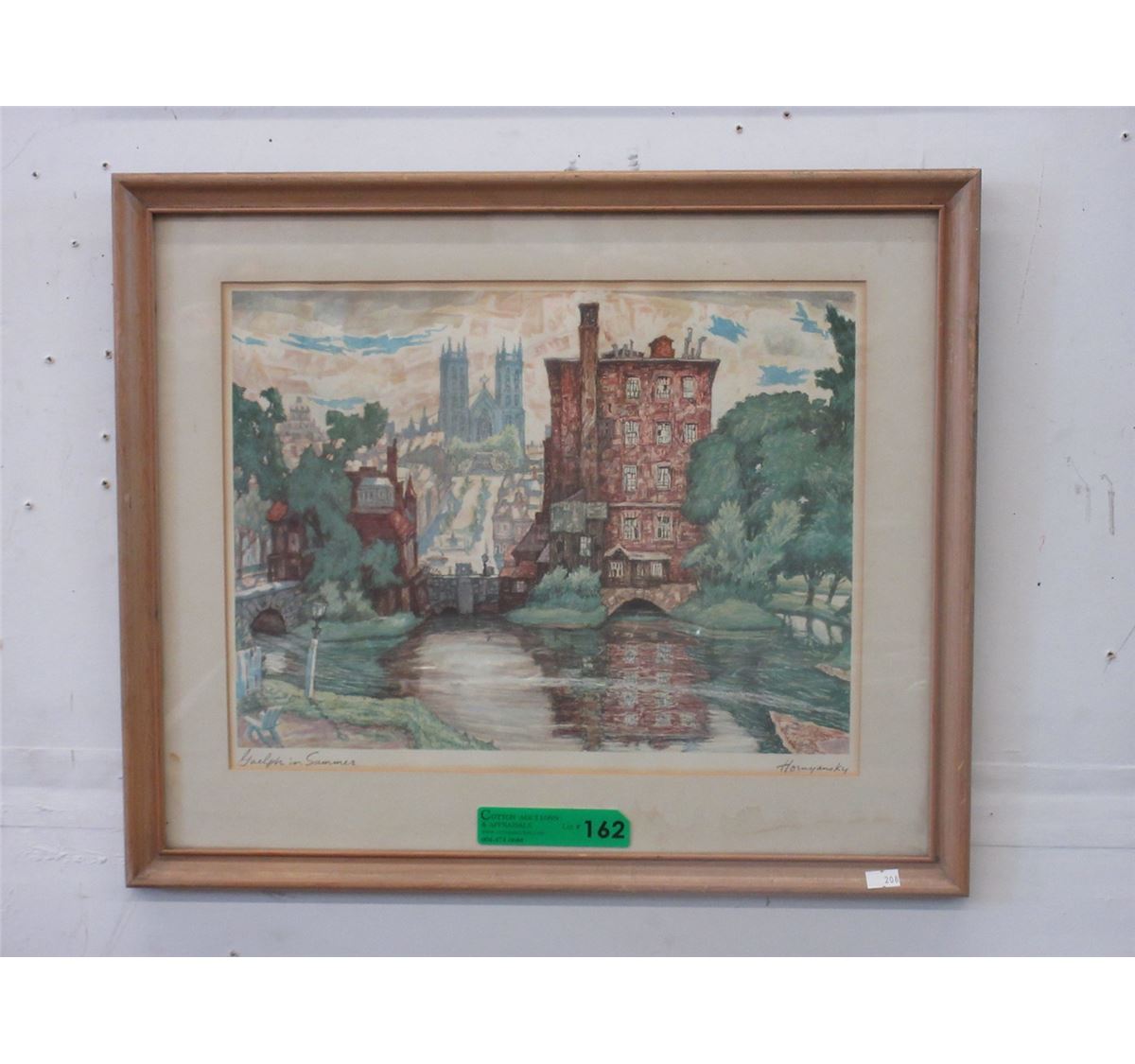 Hornyansky framed print "Guelph in Summer"
