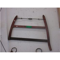Vintage handled bucksaw