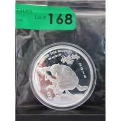 5 Troy Ounce .999 Fine Silver Art Round
