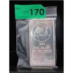 10 Troy Ounce .999 Silver Bar