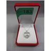 Image 2 : Diamond-set Dolphin & Heart Design Necklace set