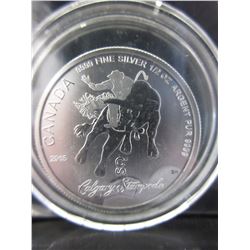 2015 Canada Calgary Stampede $2.00 Silver coin