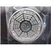 Image 2 : Feng Shui Fu Dog motif Silver Round