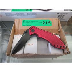 12 New folding knives