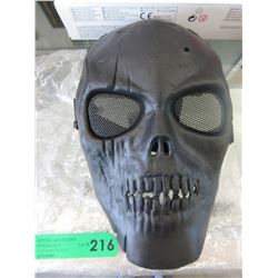 New paintball mask with mesh eyes