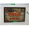 Image 1 : Framed Coca Cola wall mirror - used