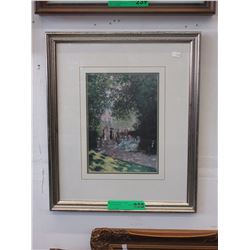 Framed Monet print