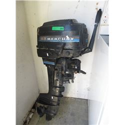 Used outboard engine 9.8 Mercury