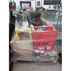 Skid of used goods