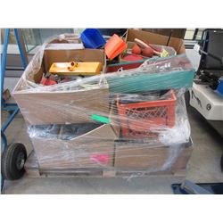 Skid of used tools & more