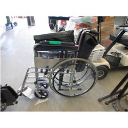 Gently used folding wheelchair