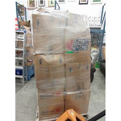 6' Tall skid of storage locker goods