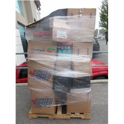 6' Tall skid of storage locker goods