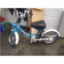1978 Yamaha 50cc Motorcycle - Blue