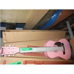 New - Child size guitar - pink