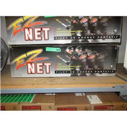 New portable hockey net