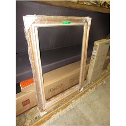 2 New gold picture frames