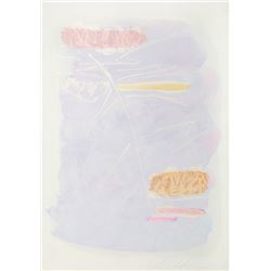Dan Christensen, Untitled III, Silkscreen with Acrylic Painting