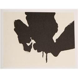 Robert Motherwell, Octavio Paz, Three Poems 23, Lithograph with Chine Colle