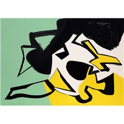 Sidney Gordin, Abstraction, Lithograph