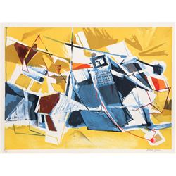 Jasha Green, Abstract Geometric 4, Lithograph