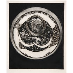 Sunita Kanvinde, Composition, Etching