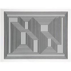 Josef Albers, Geometric Op-Art from Formulation Articulation, Silkscreen