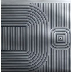 Herbert W. Kapitzki, Op-Art Serigraph with Transparency Overlay