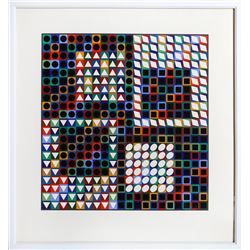 Victor Vasarely, Our MC, Serigraph