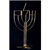 Image 2 : Yaacov Agam, Shalom Menorah, Gold-Plated Kinetic Sculpture