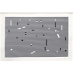 Yaacov Agam, Double Metamorphosis V, Serigraph
