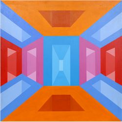 Roy Ahlgren, Portals, Acrylic Painting