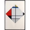 Image 1 : Cesar Domela, Untitled after Mondrian, Silkscreen