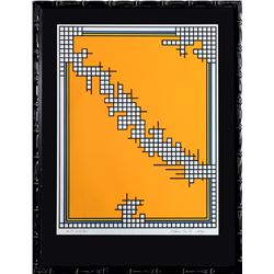 Nicholas Krushenick, Untitled (Wire Mill Variant) 2, Serigraph