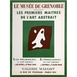 Jean Arp, Le Musee de Grenoble - De l'Art Abstrait, Lithograph Poster