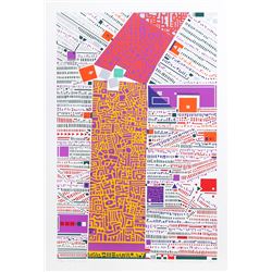 Risaburo Kimura, City 152, Silkscreen